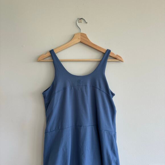 Elle Sport Sleeveless Women's Active Tank Dress Blue S - Picture 6 of 8